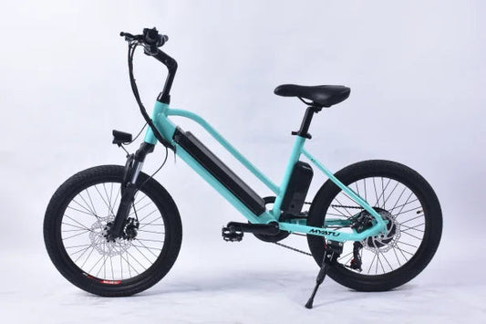 MYATU 5 E-bike Bicicleta Eléctrica Verde para niños