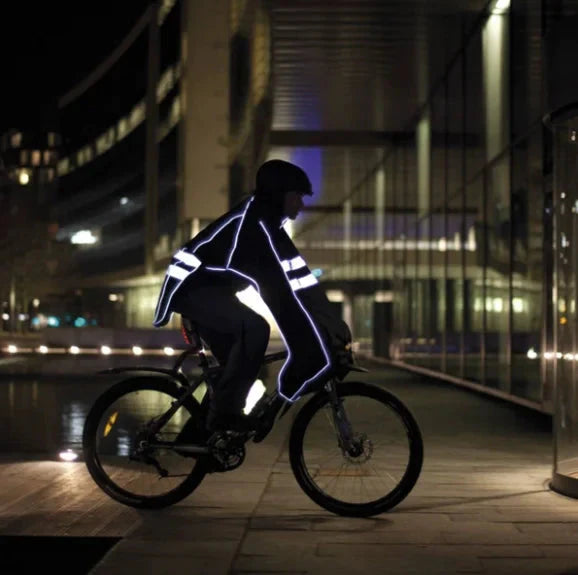 RFXPONCHO RAINCOVER Poncho impermeable para bicicleta con bandas reflectantes
