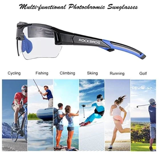 ROCKBROS 10111 Gafas de sol Gafas de ciclismo fotocromáticas