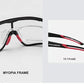 ROCKBROS 10135 Gafas de bicicleta fotocromáticas UV400 Transparentes Autotonoscentes