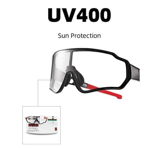ROCKBROS 10161 Gafas de sol fotocromáticas Bicicleta Protección UV400