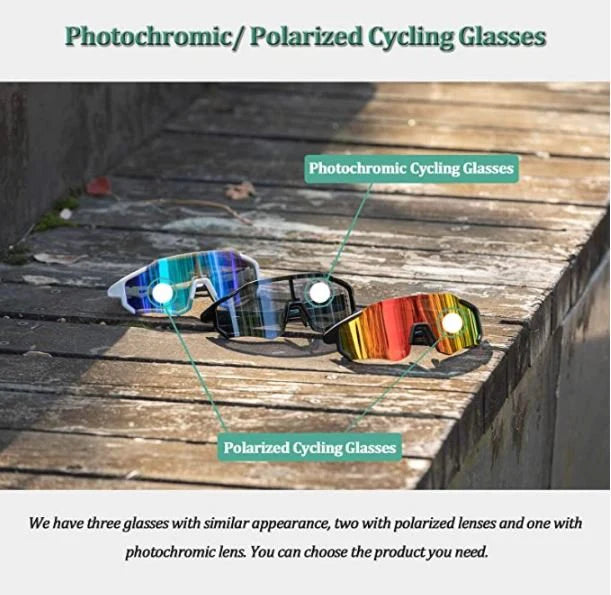 ROCKBROS 10181 Gafas de ciclismo Fotocromáticas Protección UV400 Autotonoscentes