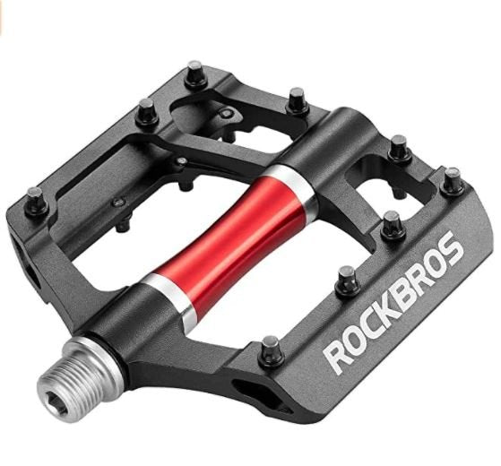 ROCKBROS 2020-12C Pedales de bicicleta MTB 9/16 pulgadas aleación de aluminio