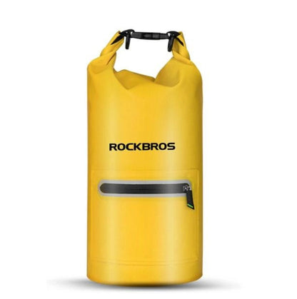 Rockbros Bolsa de viaje impermeable seca enrollable Amarillo 10L