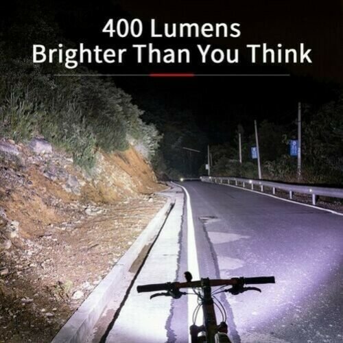 ROCKBROS Luz de Bicicleta Cubierta de Lluvia USB LED 2000mAh Faro delantero