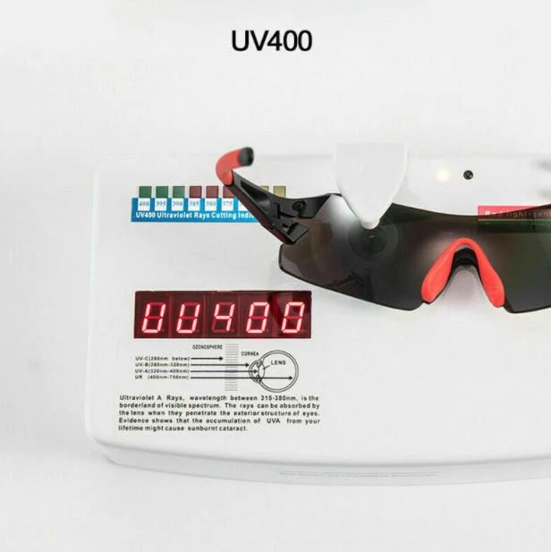 ROCKBROS Gafas de sol polarizadas sin montura para ciclismo Protección UV400