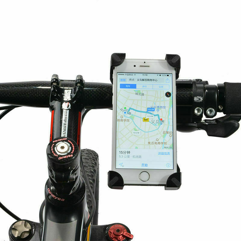 ROCKBROS SGZ5001 Soporte de teléfono móvil para el manillar de la bicicleta, giratorio en 360°