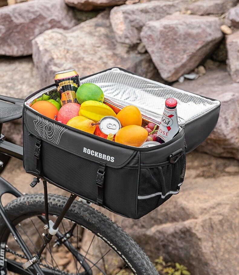 ROCKBROS bolsa de bicicleta bolsa de picnic aislante bolsa portaequipajes 11L