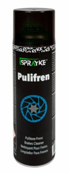 SPRAYKE Pulifren Limpiador de frenos y multiusos para bicicletas