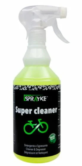 SPRAYKE Super cleaner detergente y limpiador desengrasante para bicicletas con gatillo